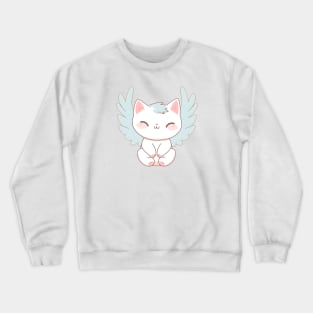 Angelic Cat Crewneck Sweatshirt